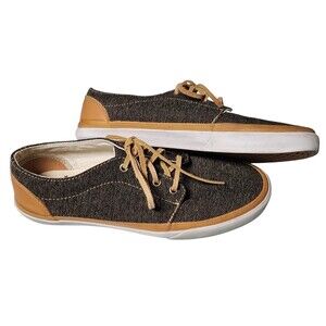VANS Vulcanized Low top Leather Lace Unisex M10.5 W12